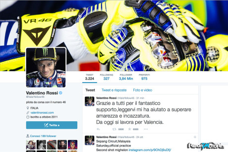 Valentino Rossi - Twitter