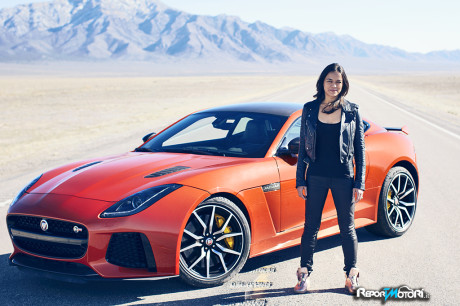 Michelle Rodriguez - Jaguar F-Type SVR