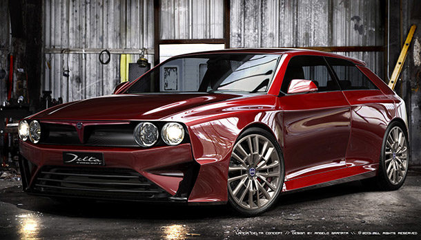 Lancia Delta Integrale Rendering