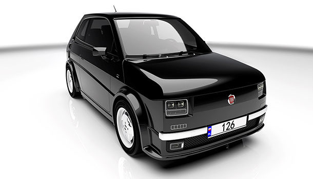 Fiat 126 render