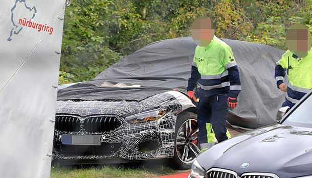 BMW M8 crash Nurburgring