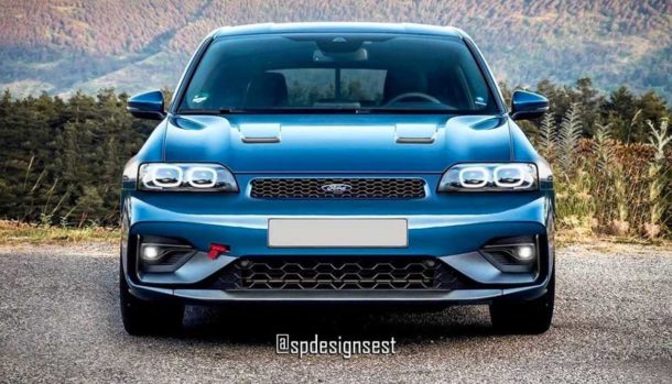 Ford Focus ST render Escort RS Cosworth