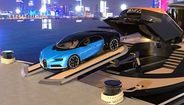 Xenos Super Yacht Bugatti Chiron