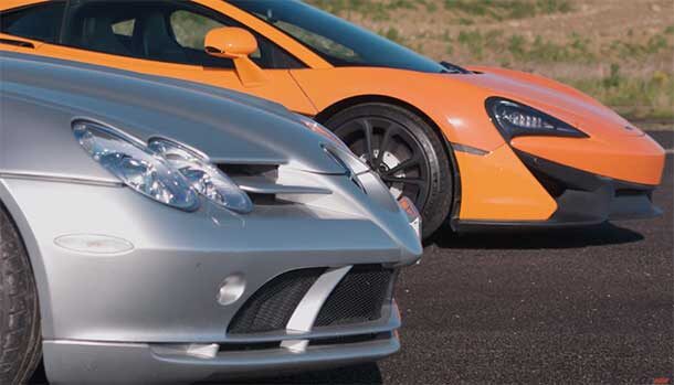 McLaren SLR vs McLaren 540C