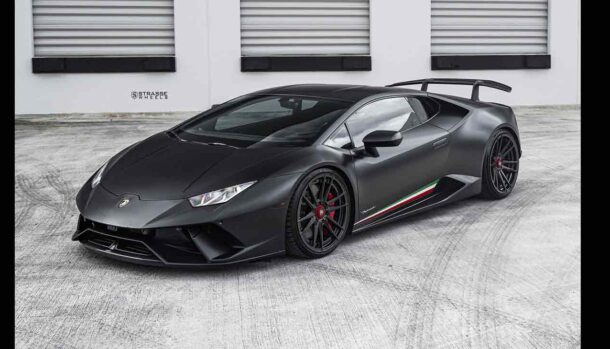 Lamborghini Huracan Performante Nero Nemesis Turbo