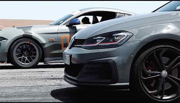 Volkswagen Golf GTI TCR vs Ford Mustang V8