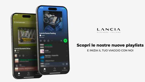 Nuova Lancia Ypsilon e Spotify