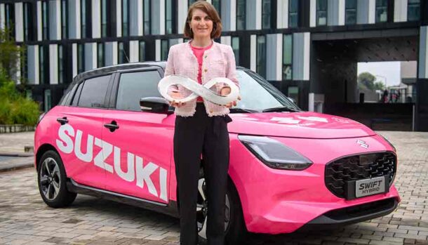 Suzuki rende omaggio a Elisa Longo Borghini