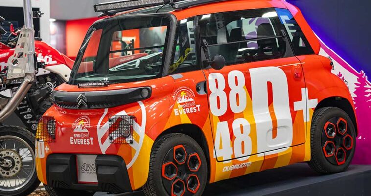 Citroën AMI conquista l’Everest al Passo Gavia